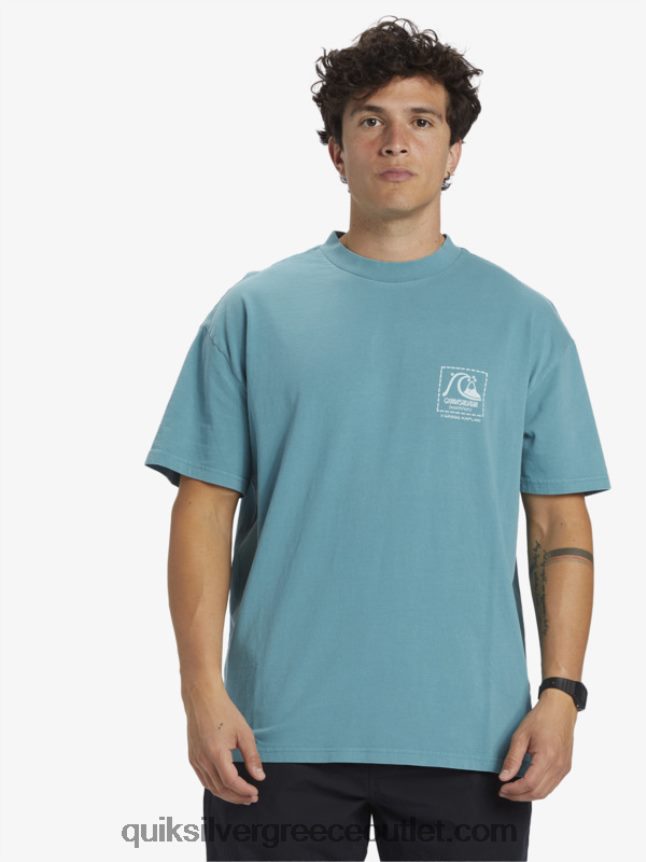 gregg kaplan κενό μπλουζάκι καμβά Quiksilver άνδρες 66LP841375 μπλε της Βρετάνης