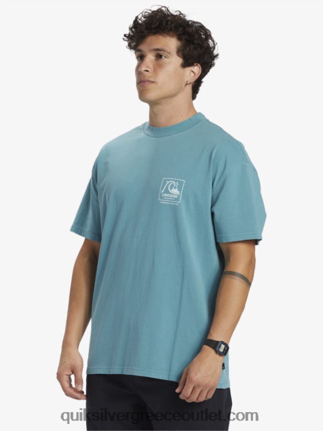 gregg kaplan κενό μπλουζάκι καμβά Quiksilver άνδρες 66LP841375 μπλε της Βρετάνης