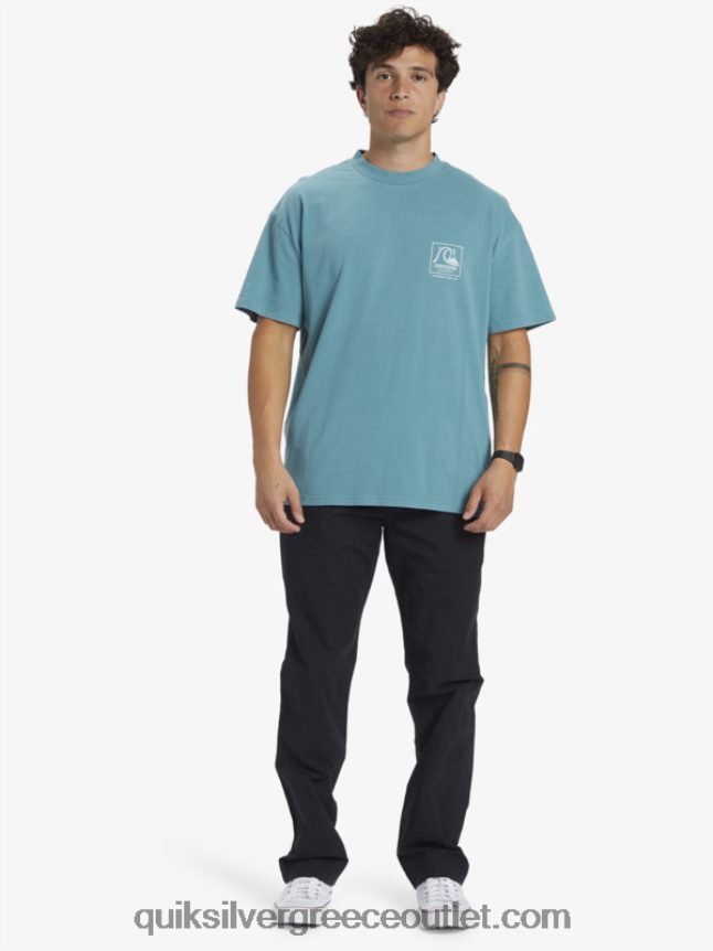 gregg kaplan κενό μπλουζάκι καμβά Quiksilver άνδρες 66LP841375 μπλε της Βρετάνης