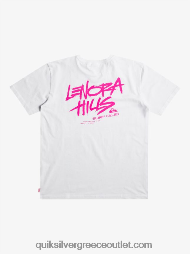 πράγματα lenora t-shirt Quiksilver x Stranger άνδρες 66LP841839 άσπρο