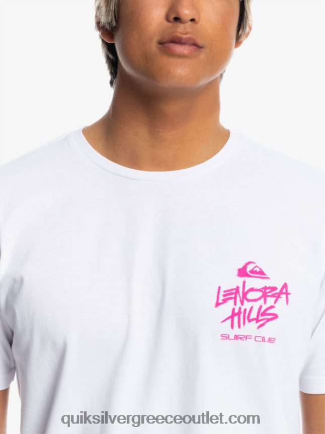 πράγματα lenora t-shirt Quiksilver x Stranger άνδρες 66LP841839 άσπρο