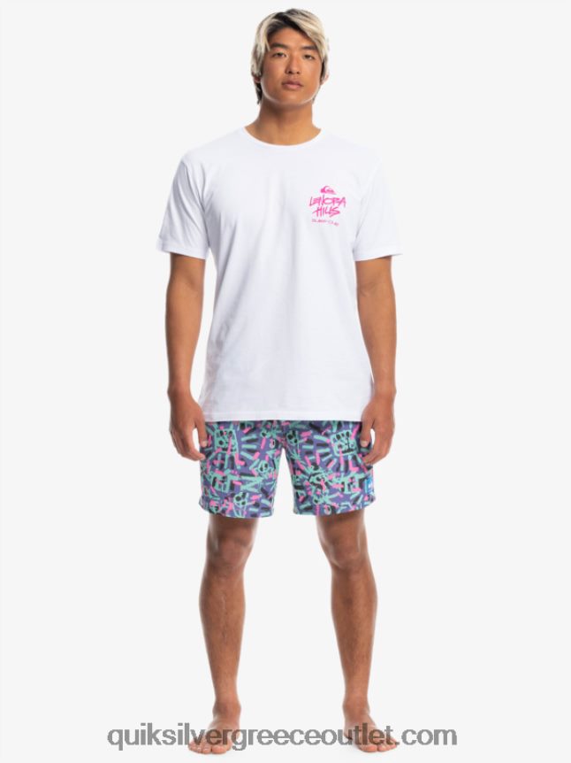 πράγματα lenora t-shirt Quiksilver x Stranger άνδρες 66LP841839 άσπρο