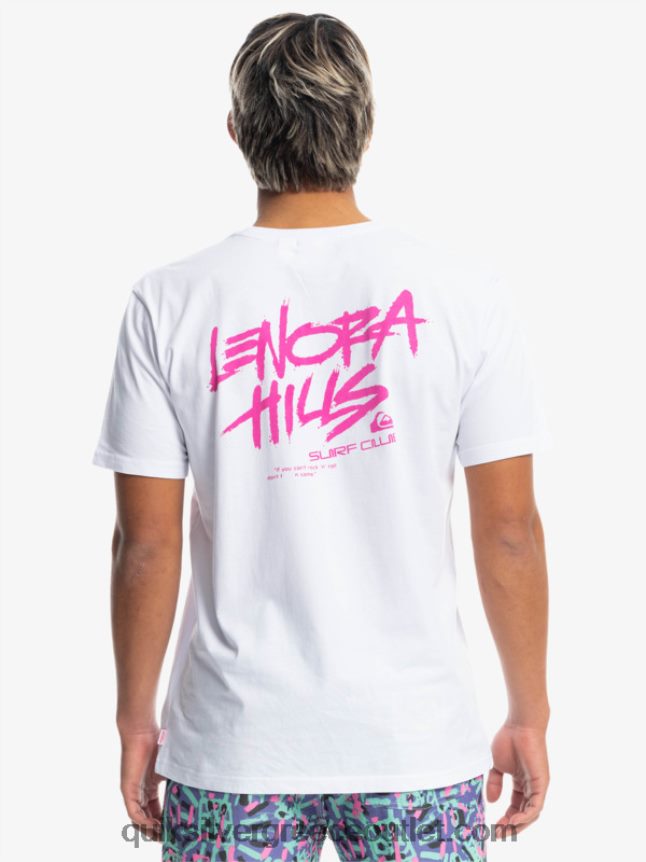 πράγματα lenora t-shirt Quiksilver x Stranger άνδρες 66LP841839 άσπρο