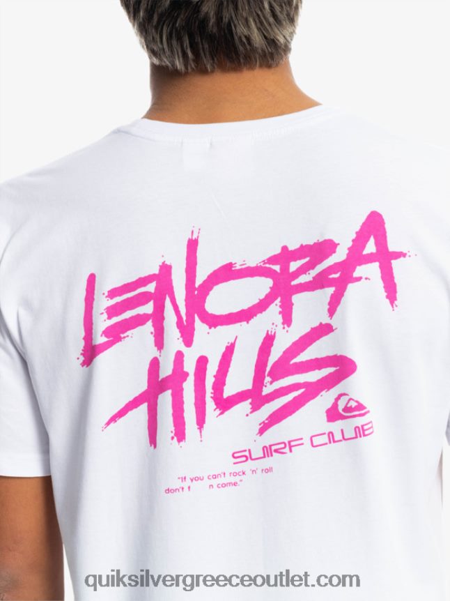 πράγματα lenora t-shirt Quiksilver x Stranger άνδρες 66LP841839 άσπρο
