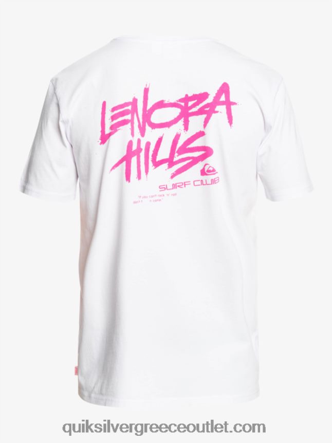 πράγματα lenora t-shirt Quiksilver x Stranger άνδρες 66LP841839 άσπρο