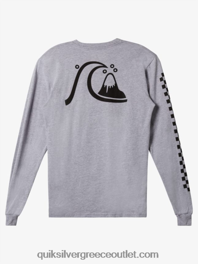 το αυθεντικό μπλουζάκι ls Quiksilver άνδρες 66LP841000 αθλητικό ρείκι