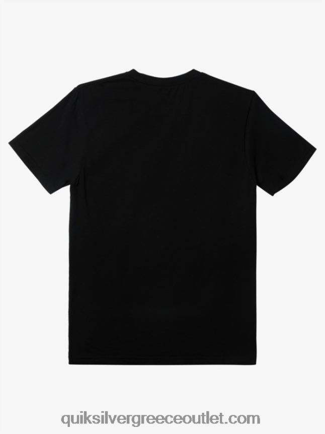 Μίνι μπλουζάκι με λογότυπο mw Quiksilver άνδρες 66LP84109 μαύρος