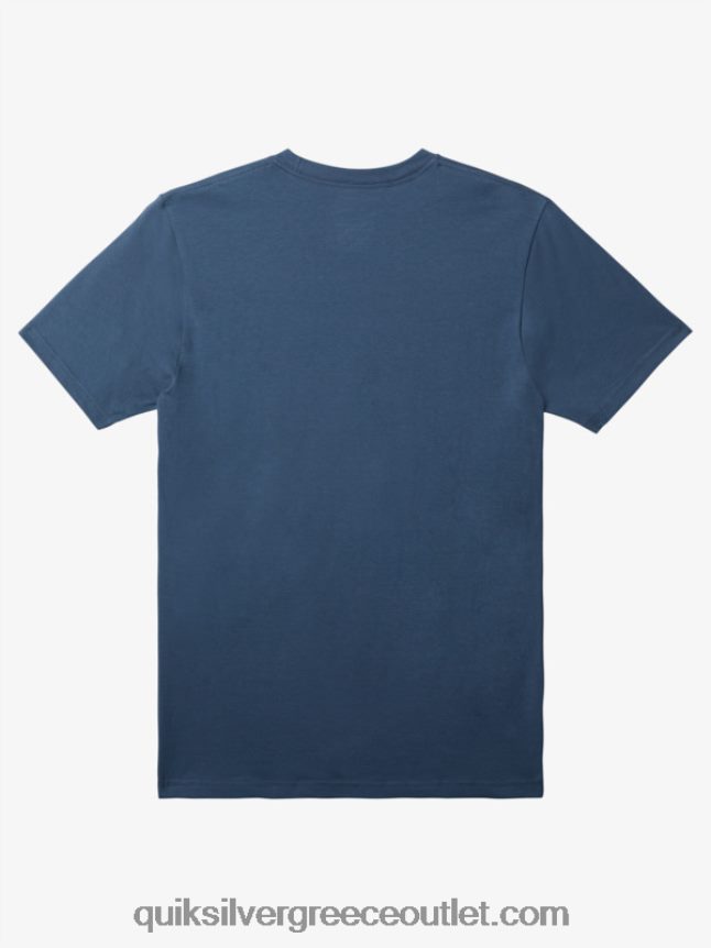 Μίνι μπλουζάκι με λογότυπο mw Quiksilver άνδρες 66LP84111 θάλασσα του Βέρινγκ