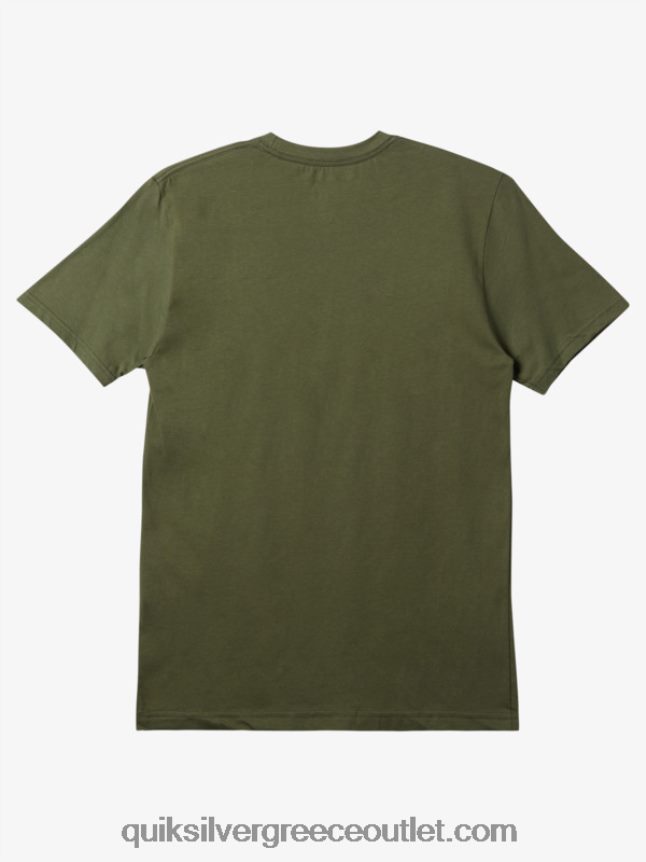 Μίνι μπλουζάκι με λογότυπο mw Quiksilver άνδρες 66LP84112 τετράφυλλο τριφύλλι