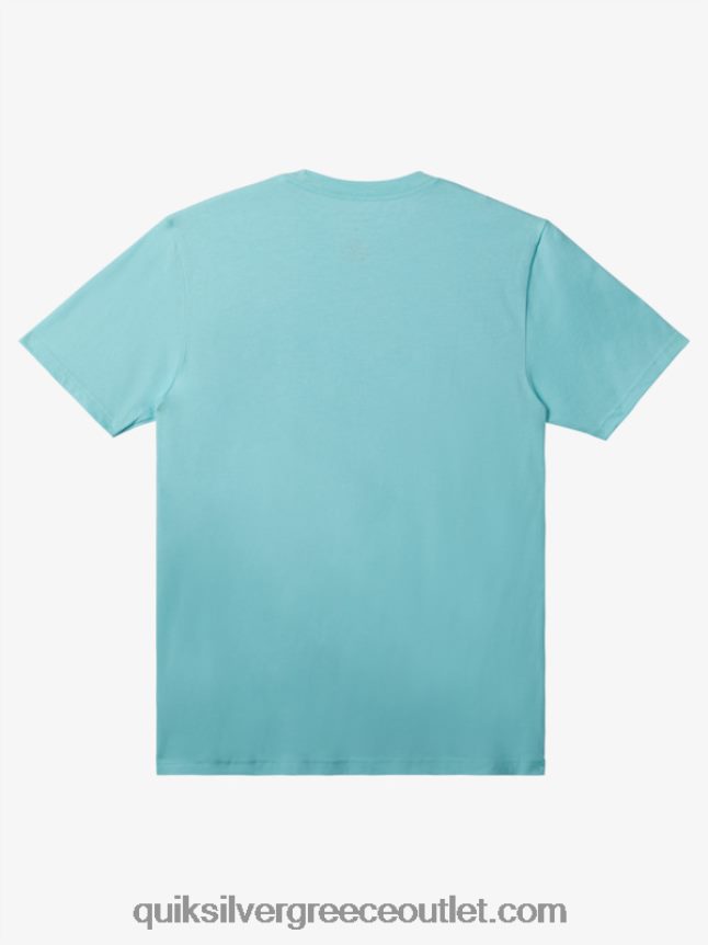 Μίνι μπλουζάκι με λογότυπο mw Quiksilver άνδρες 66LP84113 μπλε άγγελος