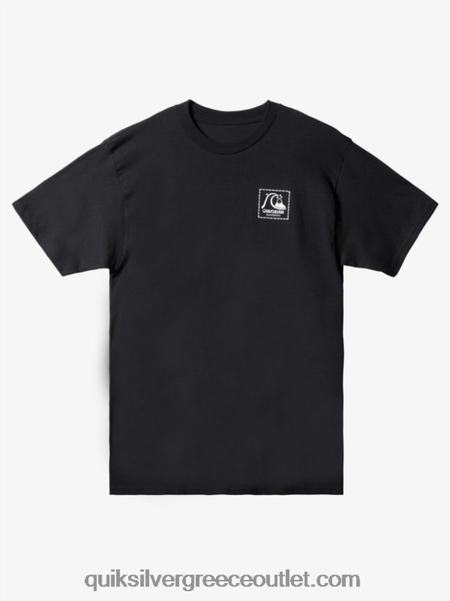natas action now t-shirt Quiksilver άνδρες 66LP841657 μαύρος