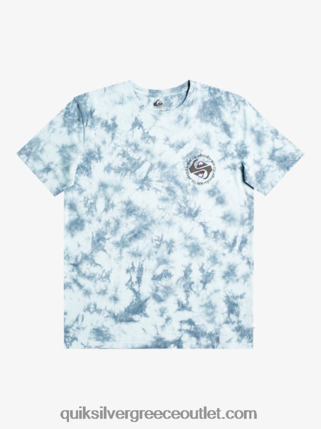 omni κύκλο μπλουζάκι Quiksilver άνδρες 66LP841070 ουράνιο μπλε