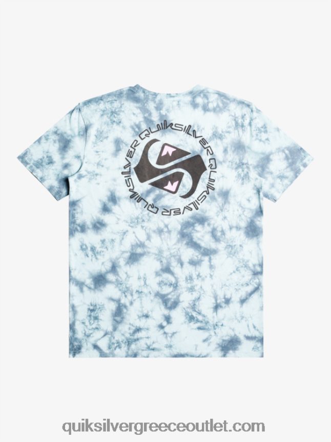 omni κύκλο μπλουζάκι Quiksilver άνδρες 66LP841070 ουράνιο μπλε