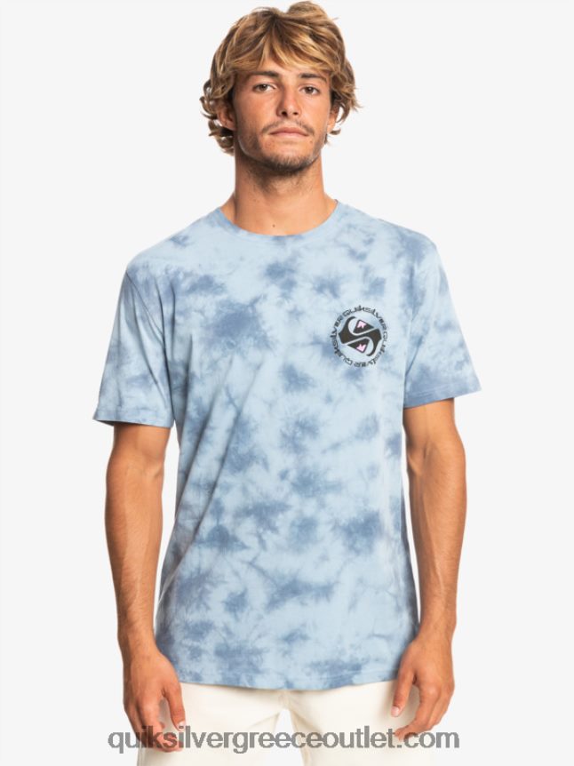 omni κύκλο μπλουζάκι Quiksilver άνδρες 66LP841070 ουράνιο μπλε