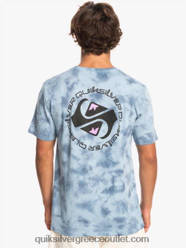 omni κύκλο μπλουζάκι Quiksilver άνδρες 66LP841070 ουράνιο μπλε