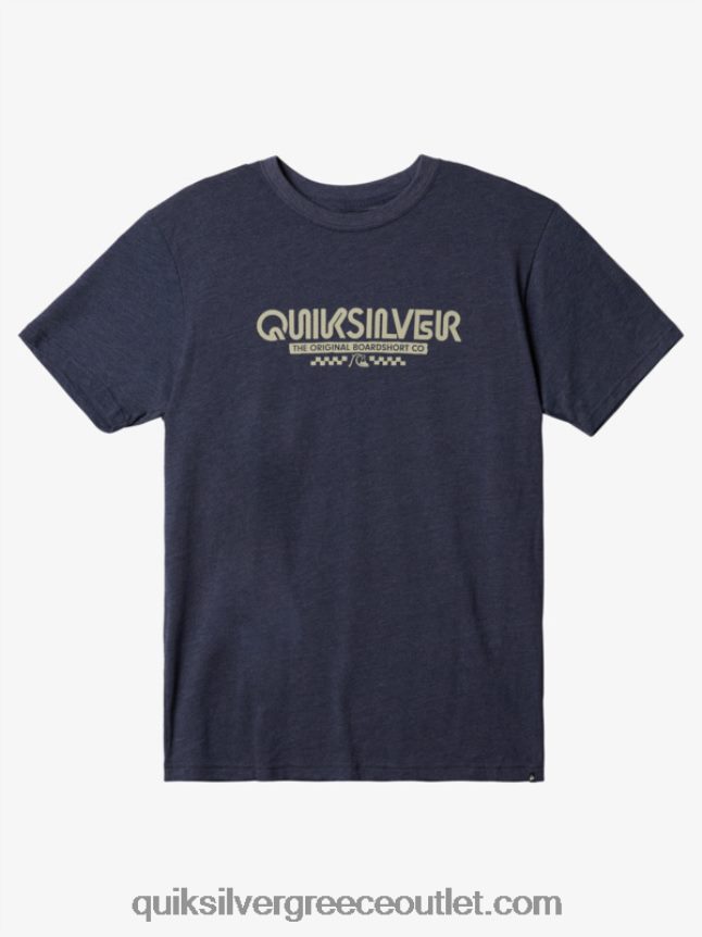 omni check t-shirt Quiksilver άνδρες 66LP841101 ναυτικό σακάκι ρείκι
