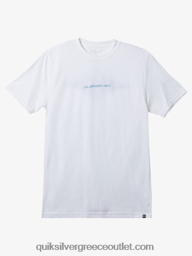 omni diamond t-shirt Quiksilver άνδρες 66LP84162 άσπρο