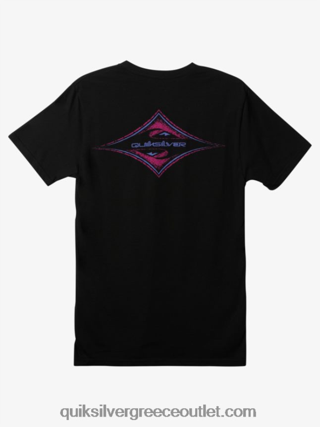 omni diamond t-shirt Quiksilver άνδρες 66LP84164 μαύρος