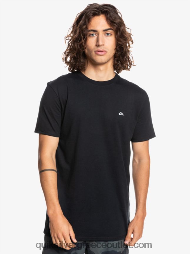 μπλουζάκι proform Quiksilver άνδρες 66LP841569 μαύρος