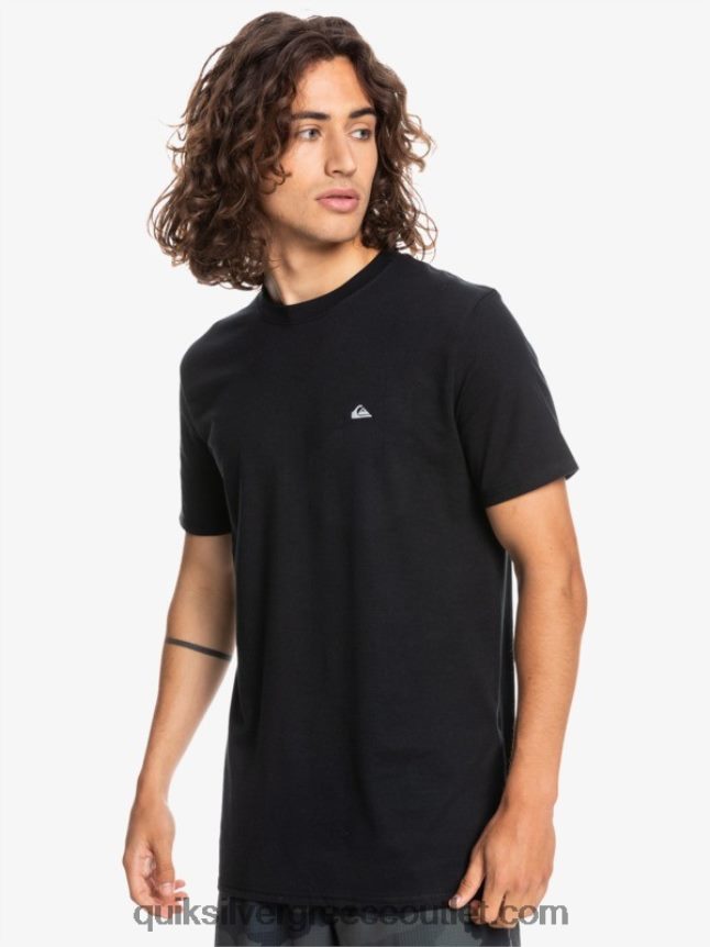 μπλουζάκι proform Quiksilver άνδρες 66LP841569 μαύρος