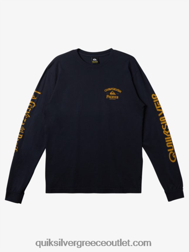 ίσιο shooter μακρυμάνικο μπλουζάκι Quiksilver x Pacifico άνδρες 66LP846 ναυτικό μπλέιζερ