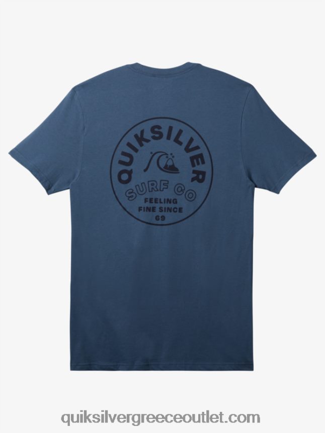 διαχρονικό spin t-shirt Quiksilver άνδρες 66LP84105 θάλασσα του Βέρινγκ