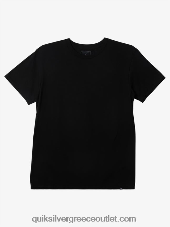 t-shirt clearview Quiksilver άνδρες 66LP84392 μαύρος