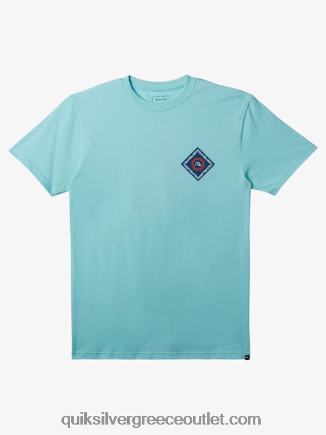 t-shirt clearview Quiksilver άνδρες 66LP84393 μπλε άγγελος