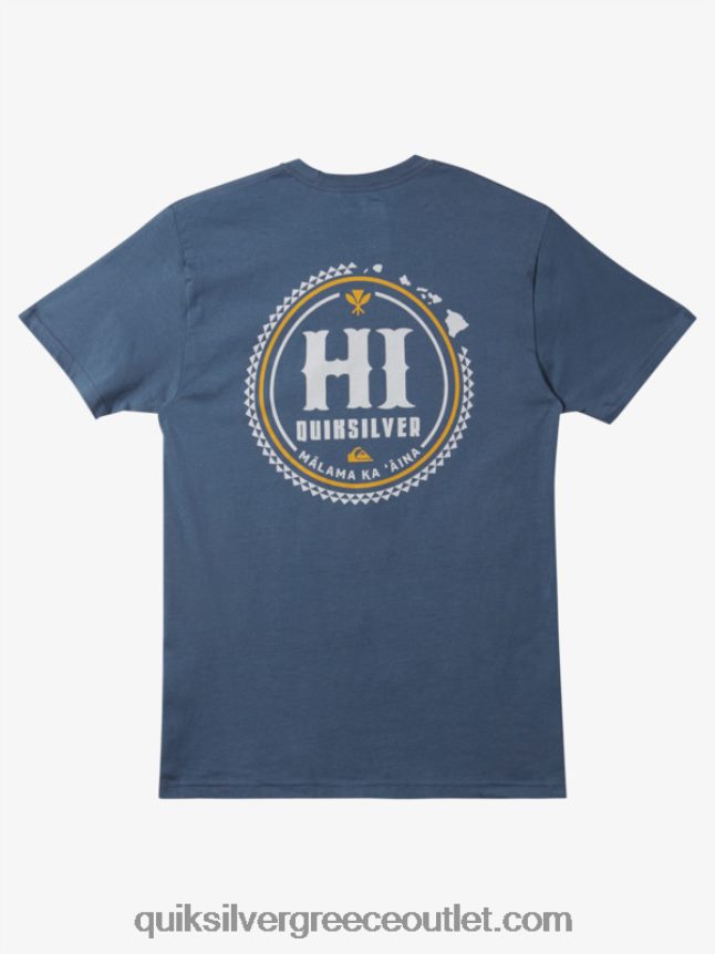 t-shirt survivor της Χαβάης Quiksilver άνδρες 66LP84118 θάλασσα του Βέρινγκ