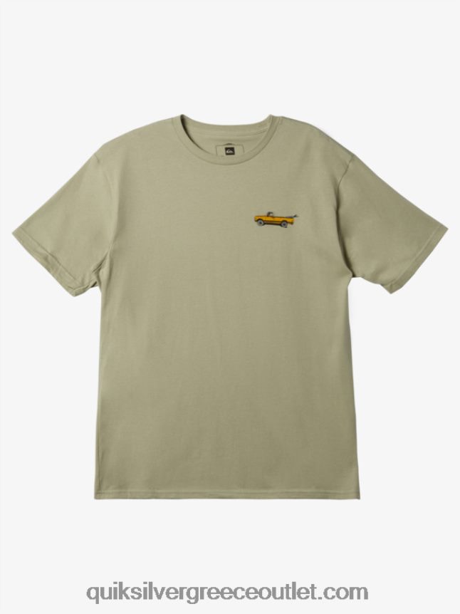 μπλουζάκι δεμένο με φάρους waterman Quiksilver άνδρες 66LP841344 τσάι