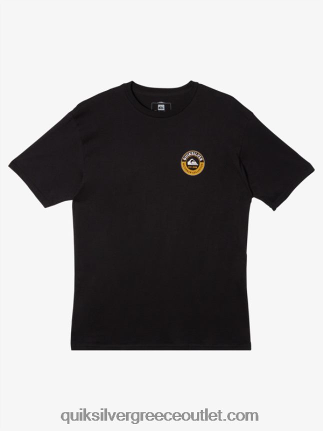 μπλουζάκι θαλάσσιου καρχαρία waterman Quiksilver άνδρες 66LP8440 μαύρος