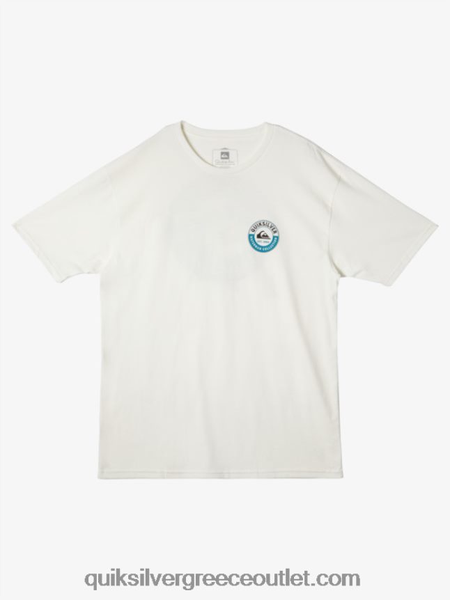 μπλουζάκι θαλάσσιου καρχαρία waterman Quiksilver άνδρες 66LP8441 Χιονάτη