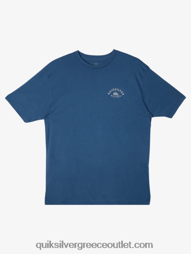 waterman με κατεύθυνση προς τα έξω μπλουζάκι Quiksilver άνδρες 66LP8461 σημαία μπλε