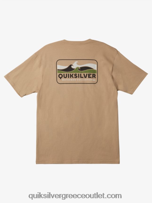 μπλουζάκι waterman choppy seas Quiksilver άνδρες 66LP841346 θυμίαμα