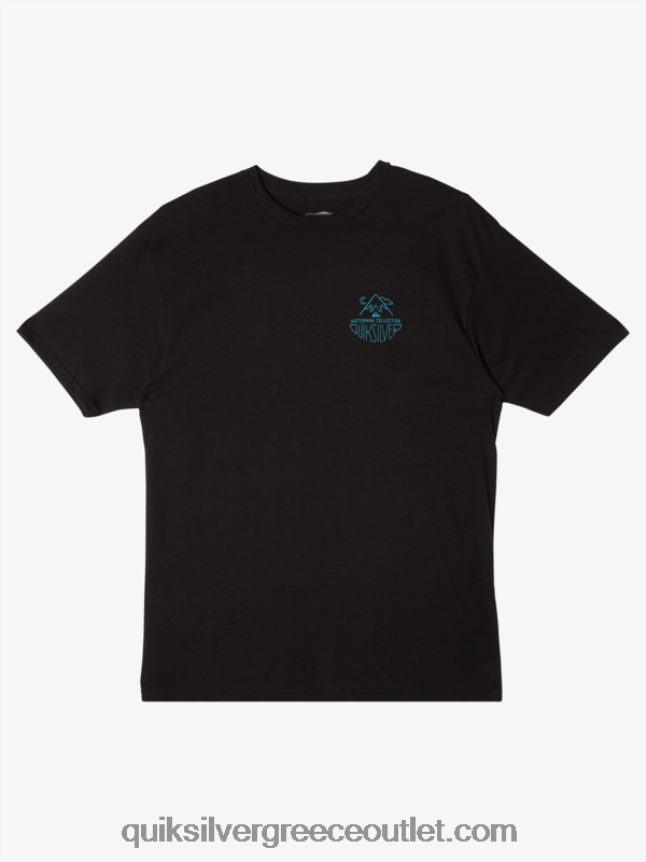 waterman υπαίθρια μπλούζα livin Quiksilver άνδρες 66LP8456 μαύρος