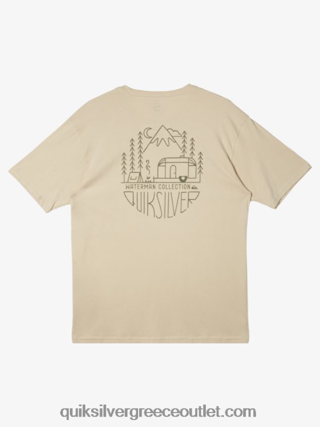 waterman υπαίθρια μπλούζα livin Quiksilver άνδρες 66LP8457 καστανό ρύζι