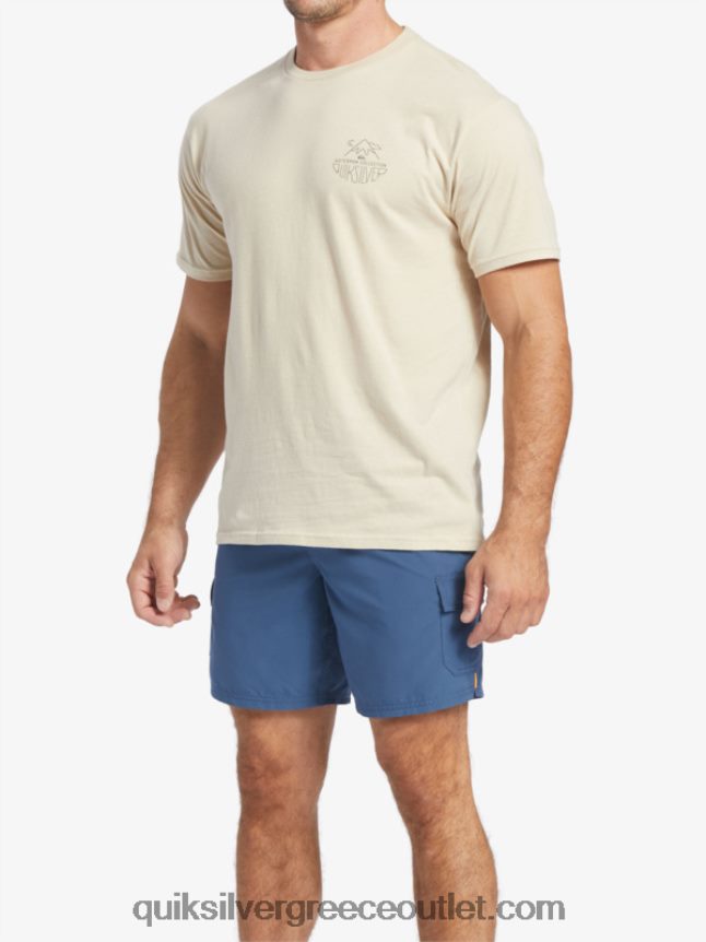 waterman υπαίθρια μπλούζα livin Quiksilver άνδρες 66LP8457 καστανό ρύζι