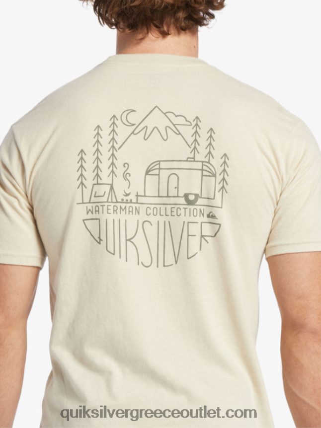 waterman υπαίθρια μπλούζα livin Quiksilver άνδρες 66LP8457 καστανό ρύζι