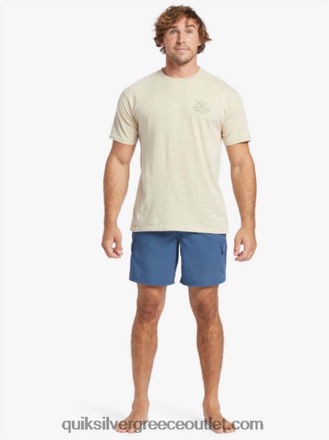 waterman υπαίθρια μπλούζα livin Quiksilver άνδρες 66LP8457 καστανό ρύζι