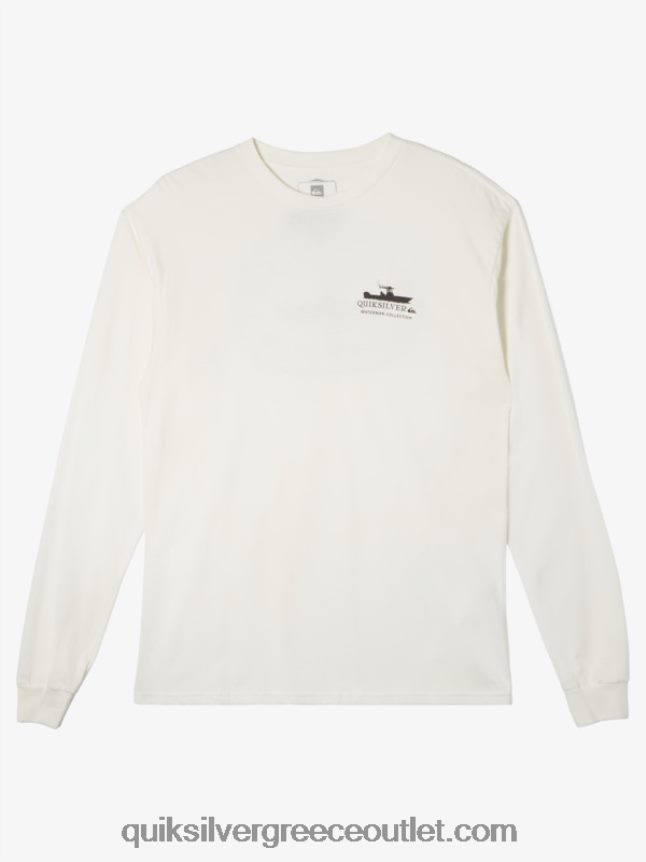 μακρυμάνικο μπλουζάκι waterman power trip Quiksilver άνδρες 66LP8463 Χιονάτη