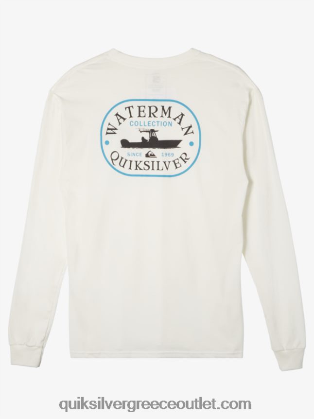 μακρυμάνικο μπλουζάκι waterman power trip Quiksilver άνδρες 66LP8463 Χιονάτη