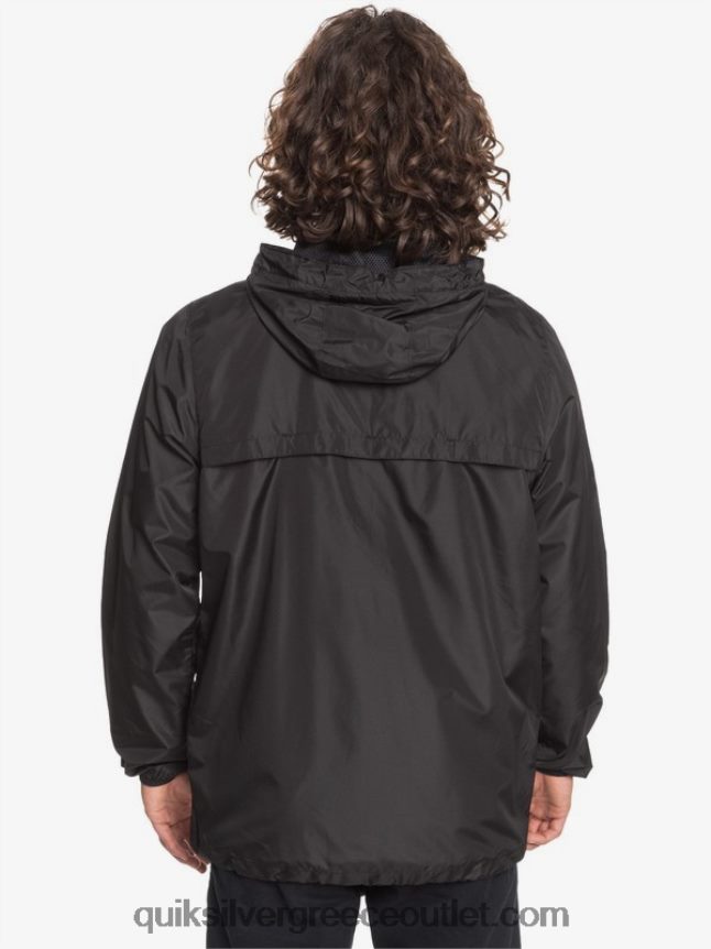 καθημερινό αντιανεμικό μπουφάν Quiksilver άνδρες 66LP841012 μαύρος