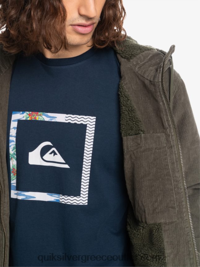 σακάκι κοτλέ τριπλό κορδόνι Quiksilver άνδρες 66LP841557 φύλλο σταφυλιού