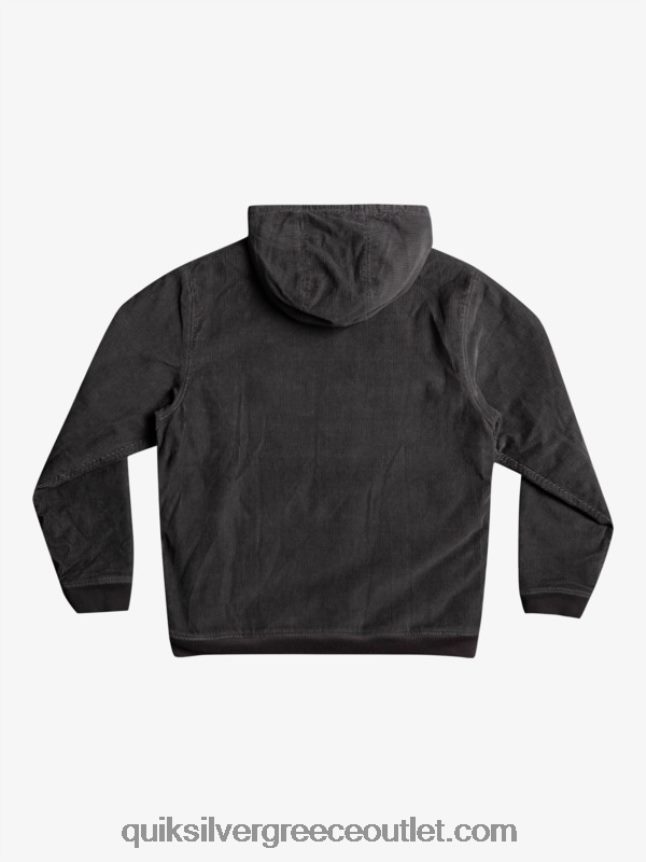 σακάκι κοτλέ τριπλό κορδόνι Quiksilver άνδρες 66LP841558 ασφαλτικό σκυρόδερμα