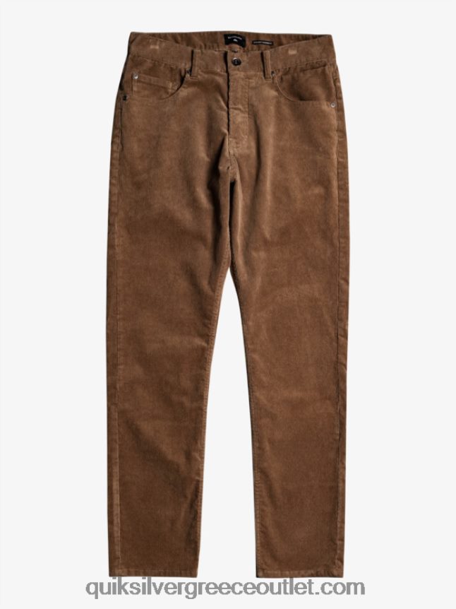 παντελόνι με κορδόνι κράκερ Quiksilver άνδρες 66LP841547 τσιπ σοκολάτας