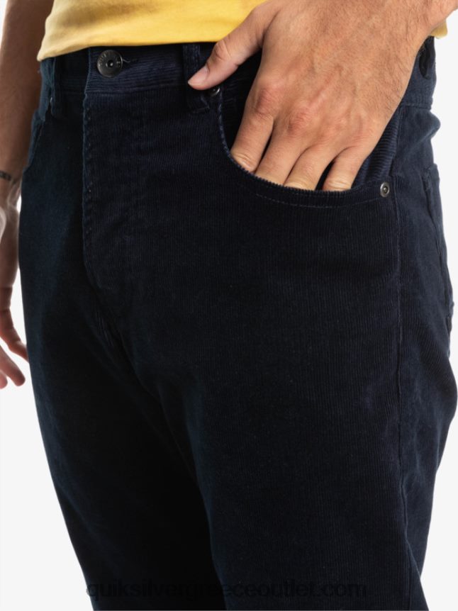 παντελόνι με κορδόνι κράκερ Quiksilver άνδρες 66LP841548 ναυτικό μπλέιζερ