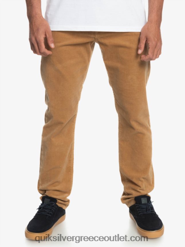 παντελόνι με κορδόνι κράκερ Quiksilver άνδρες 66LP841550 πλαζ