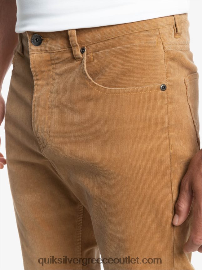 παντελόνι με κορδόνι κράκερ Quiksilver άνδρες 66LP841550 πλαζ