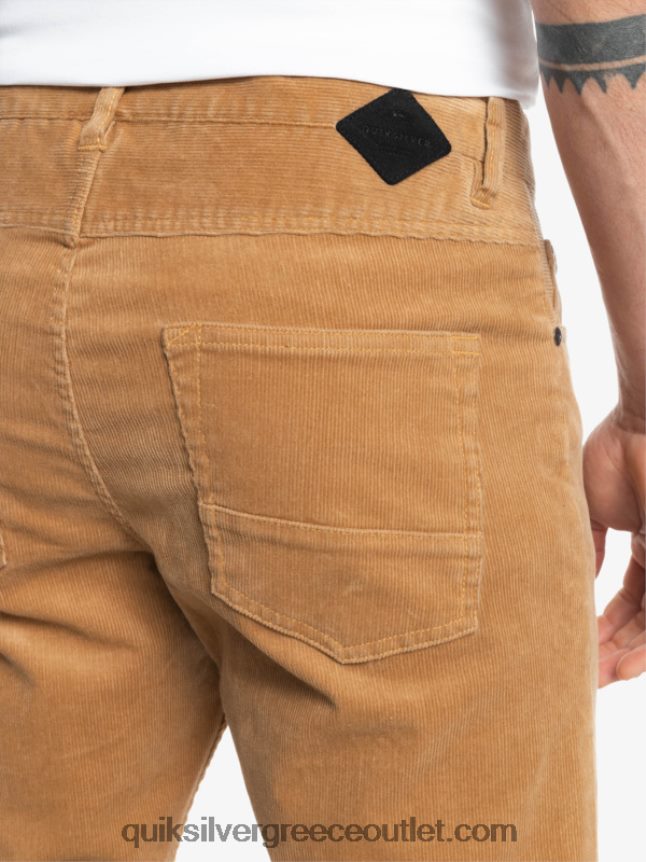 παντελόνι με κορδόνι κράκερ Quiksilver άνδρες 66LP841550 πλαζ