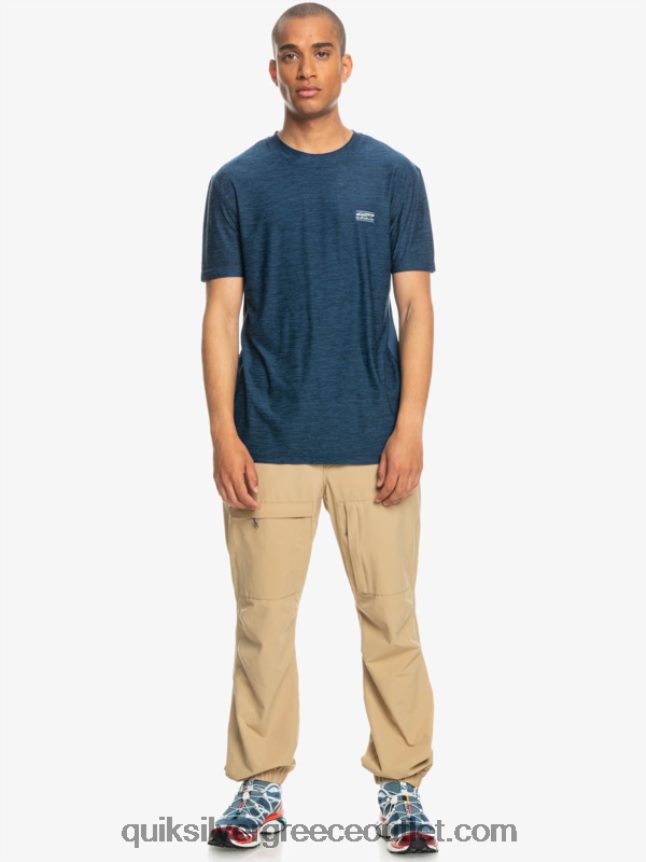παντελόνι cargo με θαλάσσιο κρεβάτι Quiksilver άνδρες 66LP841846 ταννίνη